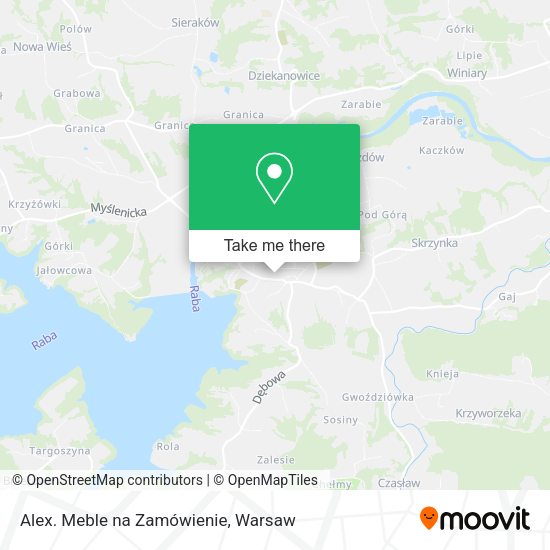 Alex. Meble na Zamówienie map