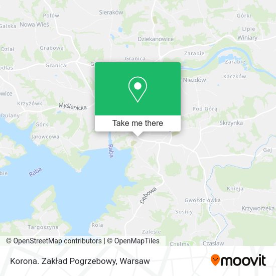 Korona. Zakład Pogrzebowy map