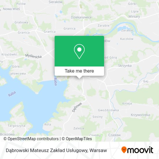 Dąbrowski Mateusz Zakład Usługowy map