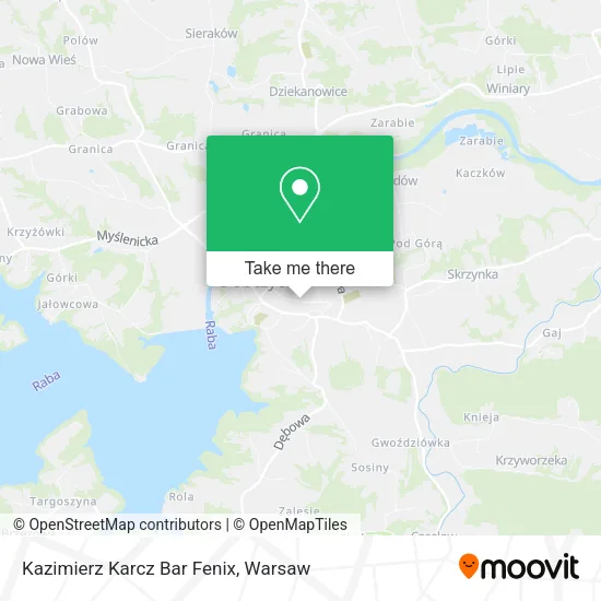 Карта Kazimierz Karcz Bar Fenix
