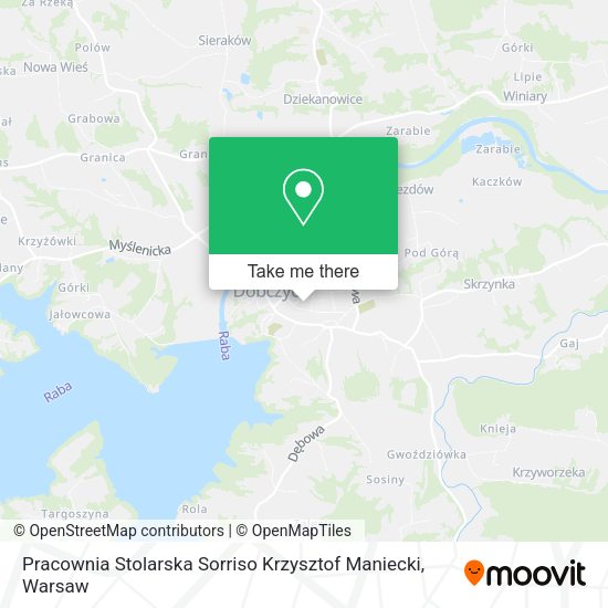 Pracownia Stolarska Sorriso Krzysztof Maniecki map