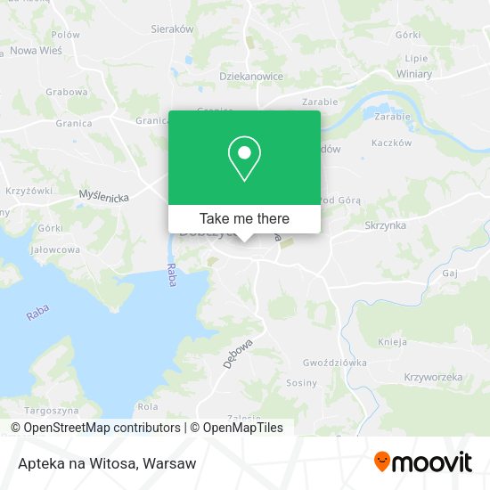 Apteka na Witosa map