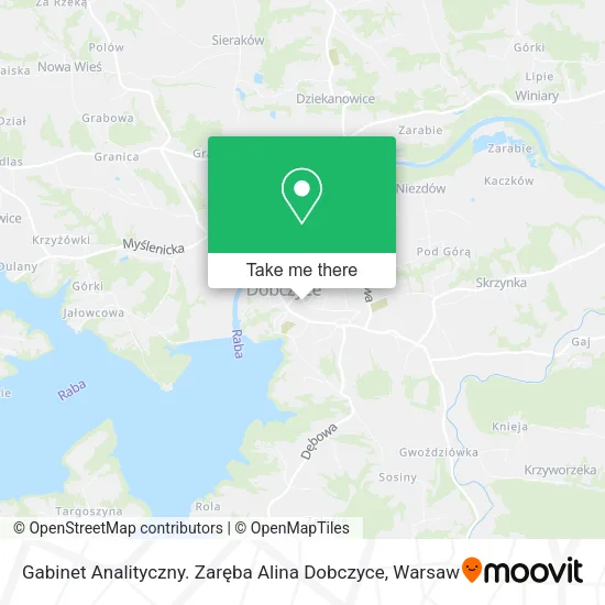 Карта Gabinet Analityczny. Zaręba Alina Dobczyce