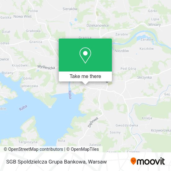 SGB Spoldzielcza Grupa Bankowa map