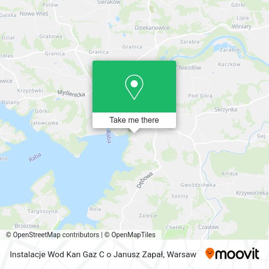 Instalacje Wod Kan Gaz C o Janusz Zapał map