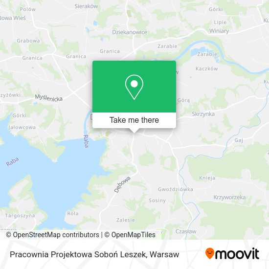 Pracownia Projektowa Soboń Leszek map