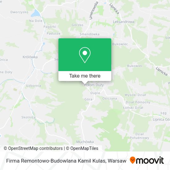 Firma Remontowo-Budowlana Kamil Kulas map