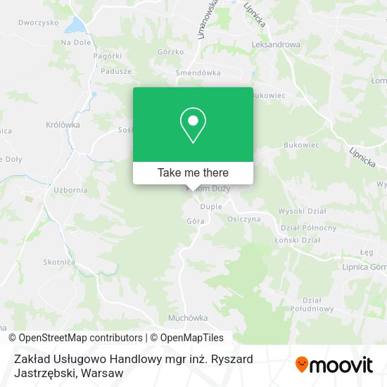 Zakład Usługowo Handlowy mgr inż. Ryszard Jastrzębski map