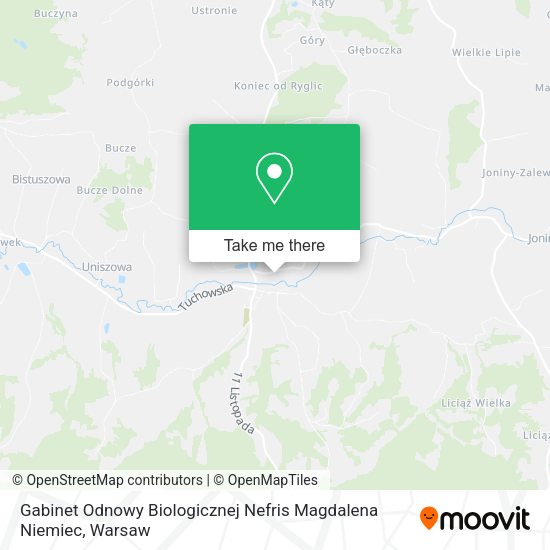 Gabinet Odnowy Biologicznej Nefris Magdalena Niemiec map