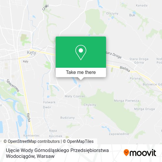 Ujęcie Wody Górnośląskiego Przedsiębiorstwa Wodociągów map