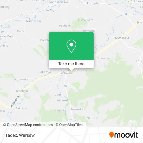 Карта Tadex