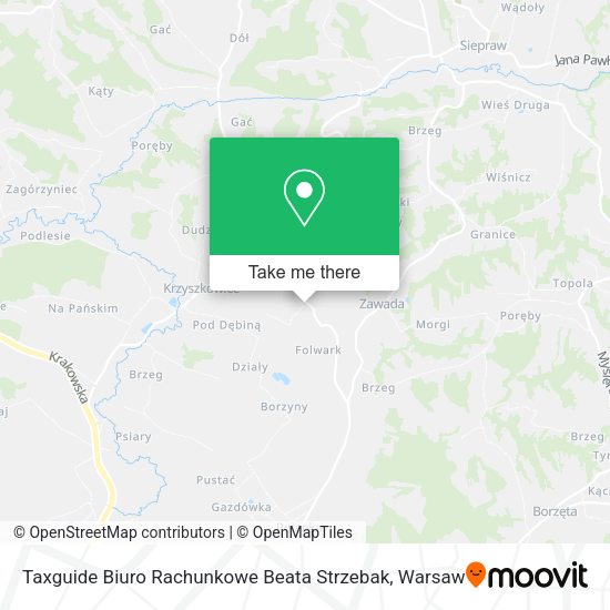 Taxguide Biuro Rachunkowe Beata Strzebak map