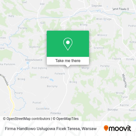 Firma Handlowo Usługowa Ficek Teresa map