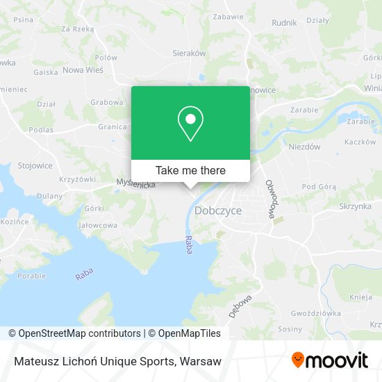 Mateusz Lichoń Unique Sports map