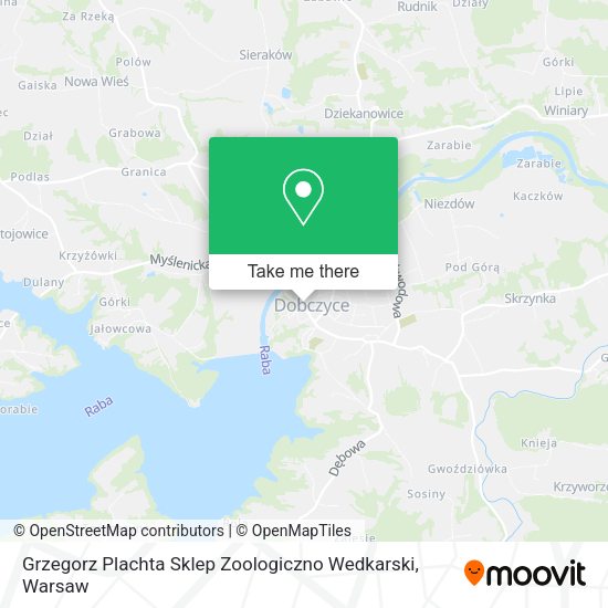 Grzegorz Plachta Sklep Zoologiczno Wedkarski map