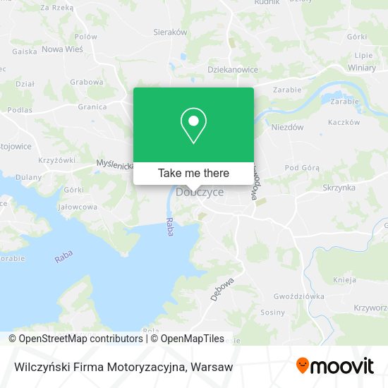 Wilczyński Firma Motoryzacyjna map