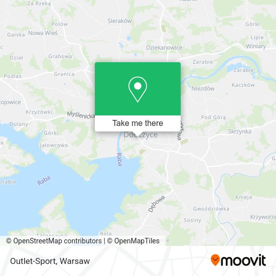 Outlet-Sport map