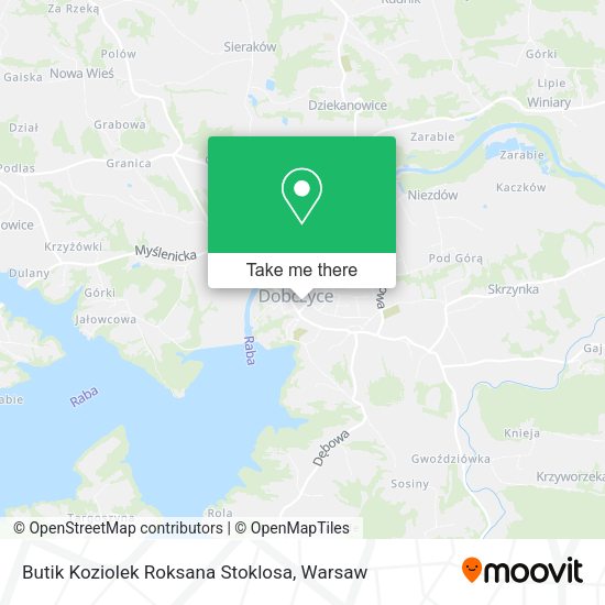 Butik Koziolek Roksana Stoklosa map