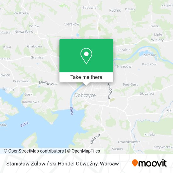 Stanisław Żuławiński Handel Obwoźny map