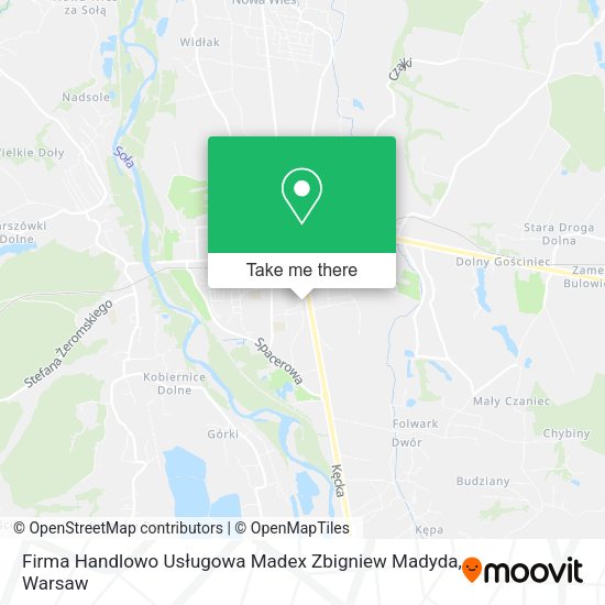 Firma Handlowo Usługowa Madex Zbigniew Madyda map