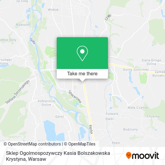 Sklep Ogolmospozywczy Kasia Bolszakowska Krystyna map