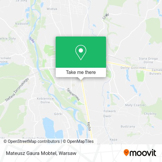 Mateusz Gaura Mobtel map