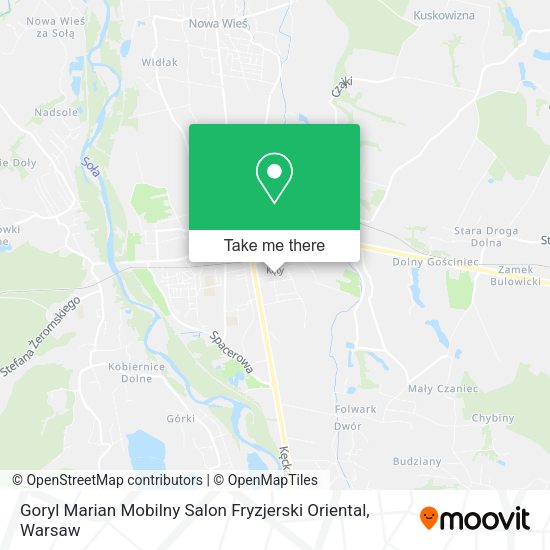 Карта Goryl Marian Mobilny Salon Fryzjerski Oriental