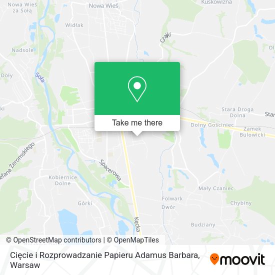 Cięcie i Rozprowadzanie Papieru Adamus Barbara map