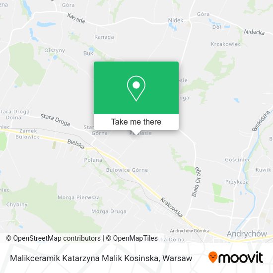 Malikceramik Katarzyna Malik Kosinska map