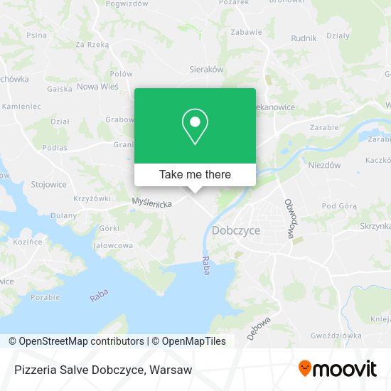 Pizzeria Salve Dobczyce map