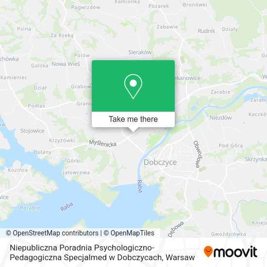 Niepubliczna Poradnia Psychologiczno-Pedagogiczna Specjalmed w Dobczycach map