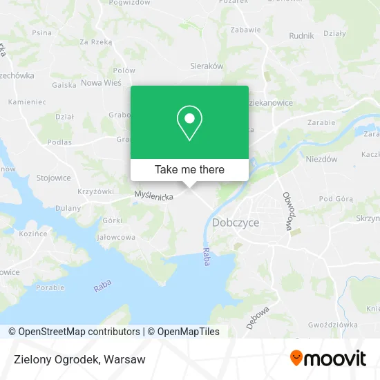 Карта Zielony Ogrodek