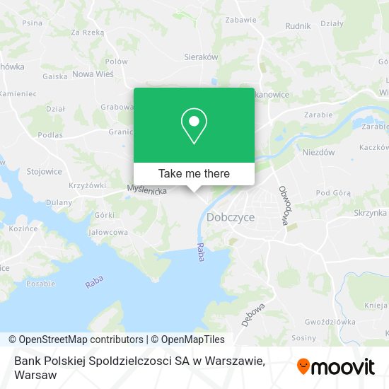 Bank Polskiej Spoldzielczosci SA w Warszawie map