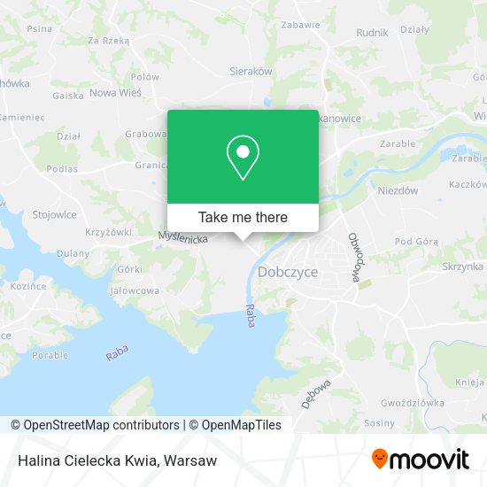 Halina Cielecka Kwia map