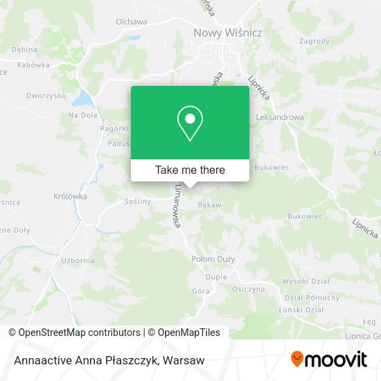 Annaactive Anna Płaszczyk map