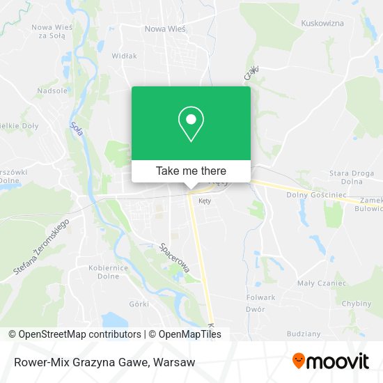 Rower-Mix Grazyna Gawe map