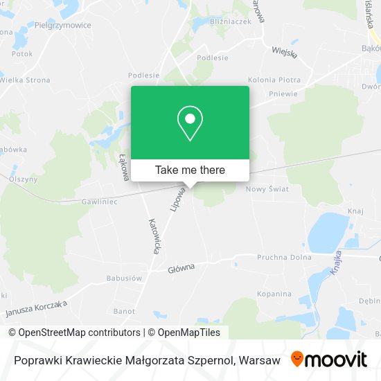 Poprawki Krawieckie Małgorzata Szpernol map