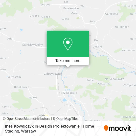 Карта Ines Kowalczyk in-Design Projektowanie i Home Staging