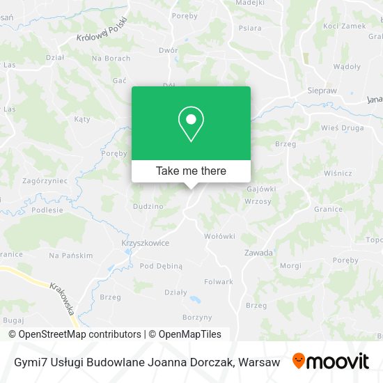 Gymi7 Usługi Budowlane Joanna Dorczak map