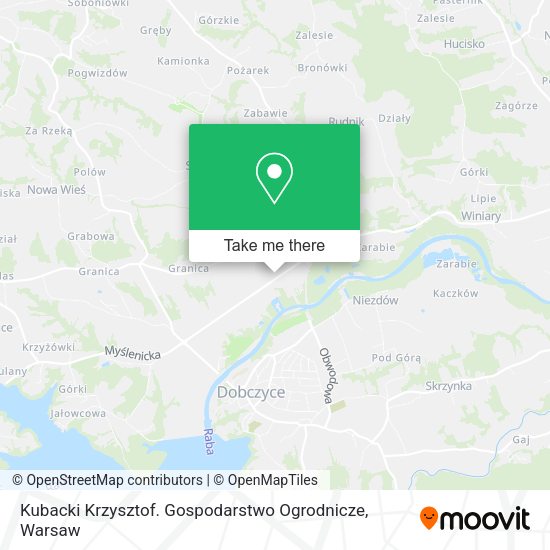 Kubacki Krzysztof. Gospodarstwo Ogrodnicze map