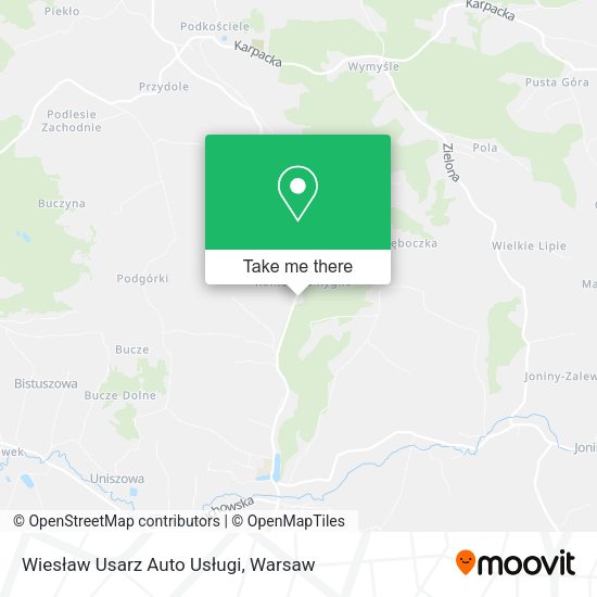 Wiesław Usarz Auto Usługi map