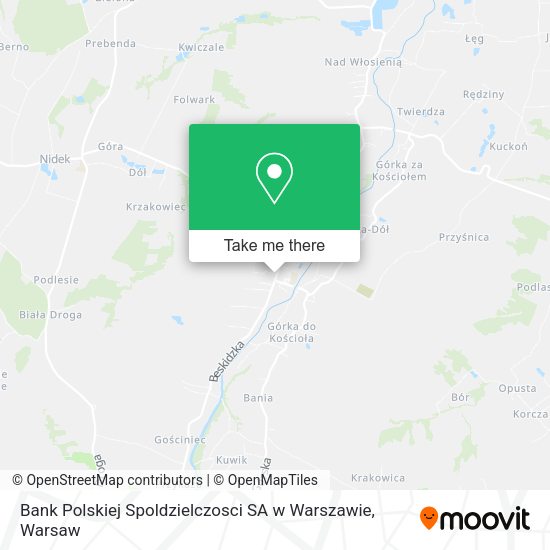 Bank Polskiej Spoldzielczosci SA w Warszawie map