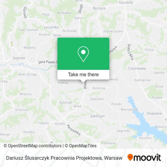 Dariusz Ślusarczyk Pracownia Projektowa map