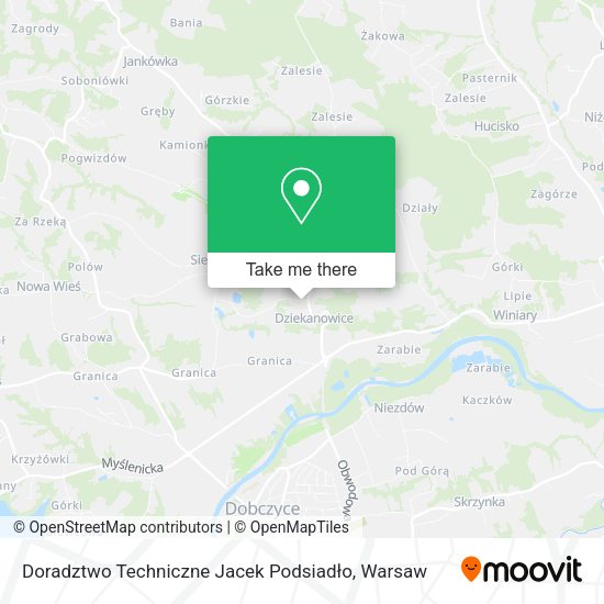 Doradztwo Techniczne Jacek Podsiadło map