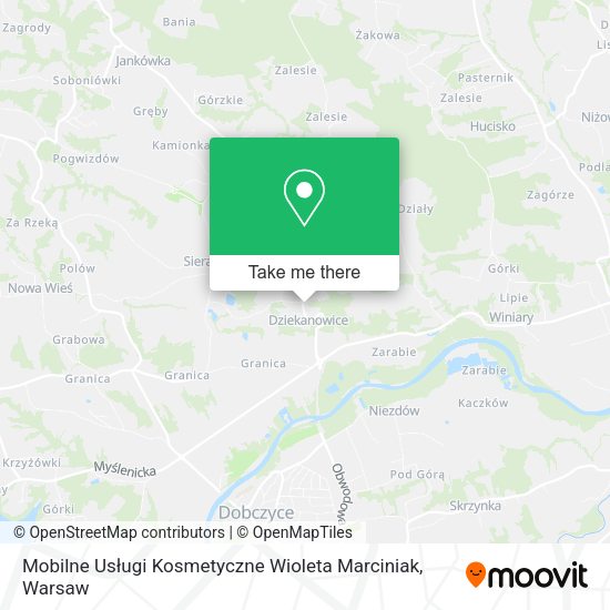 Mobilne Usługi Kosmetyczne Wioleta Marciniak map