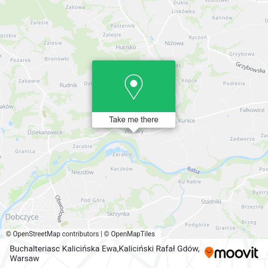 Buchalteriasc Kalicińska Ewa,Kaliciński Rafał Gdów map