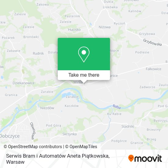 Serwis Bram i Automatów Aneta Piątkowska map