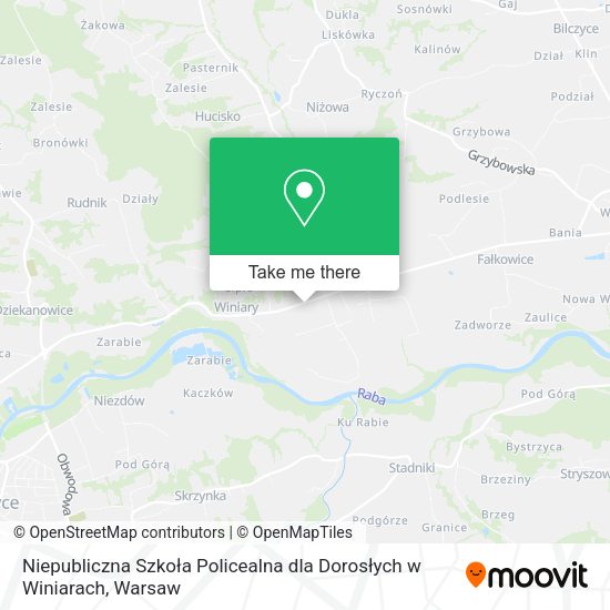 Niepubliczna Szkoła Policealna dla Dorosłych w Winiarach map