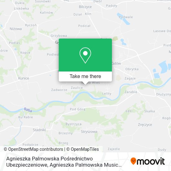 Agnieszka Palmowska Pośrednictwo Ubezpieczeniowe, Agnieszka Palmowska Music Akord map