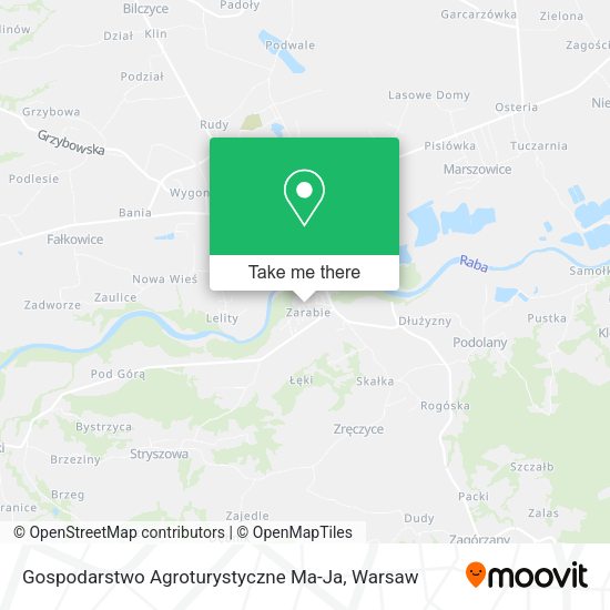 Gospodarstwo Agroturystyczne Ma-Ja map